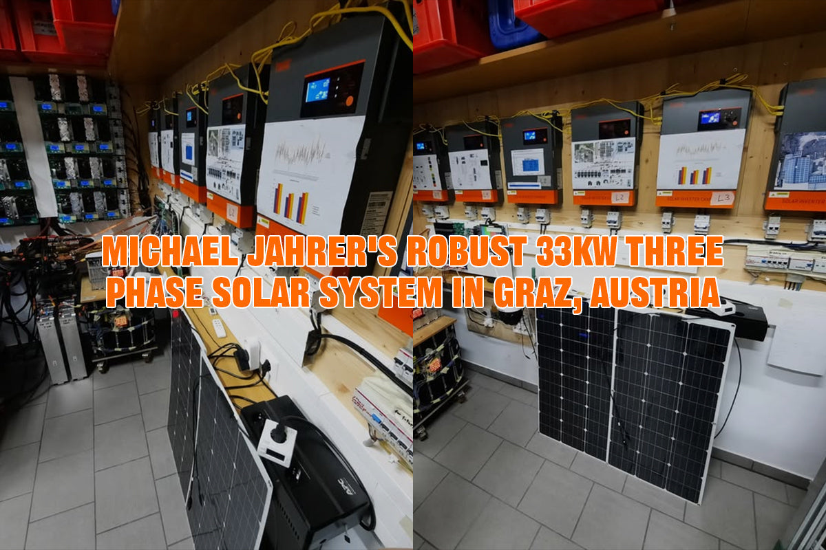 33kw three phase solar system in Austria