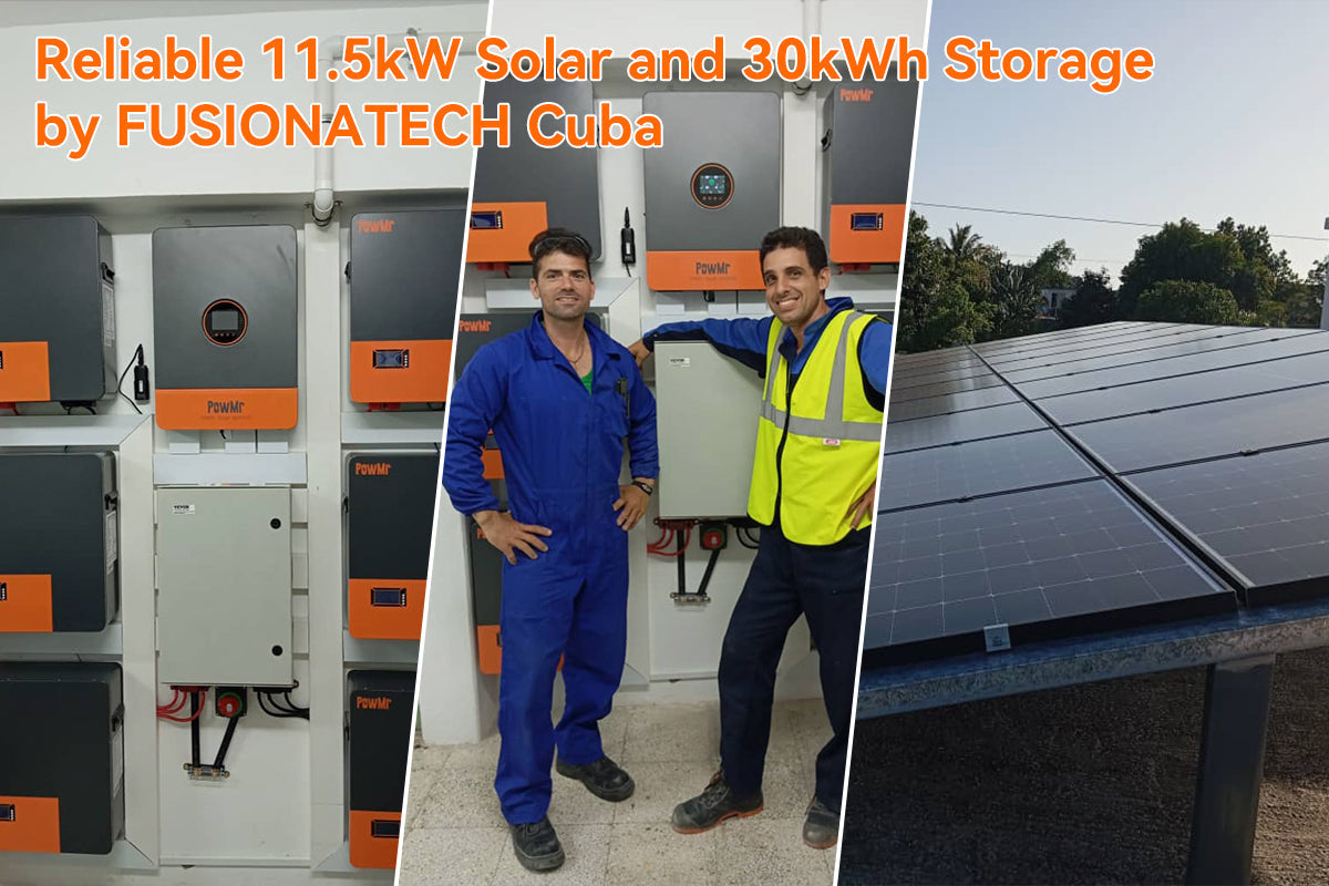 Reliable 11.5kW Solar and 30kWh Storage by FUSIONATECH Cuba