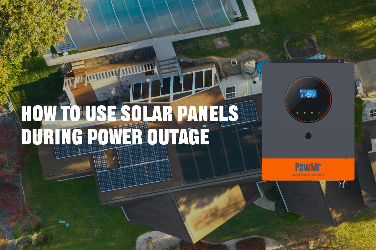 How to use solar panels during power outage