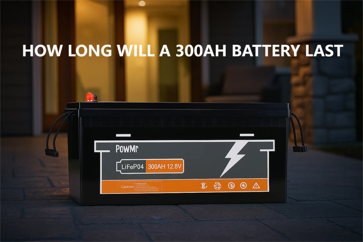 How long will a 300ah battery last