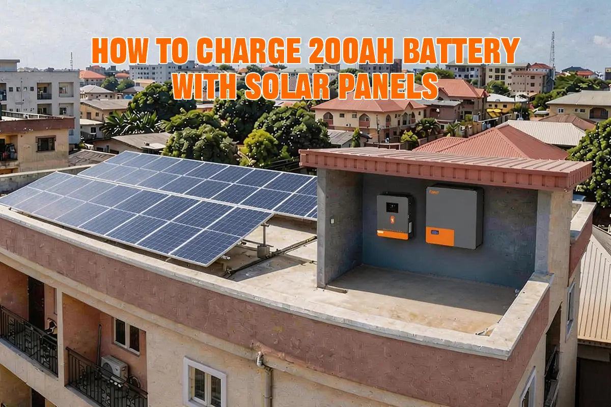 how to charge 200ah battery with solar panels
