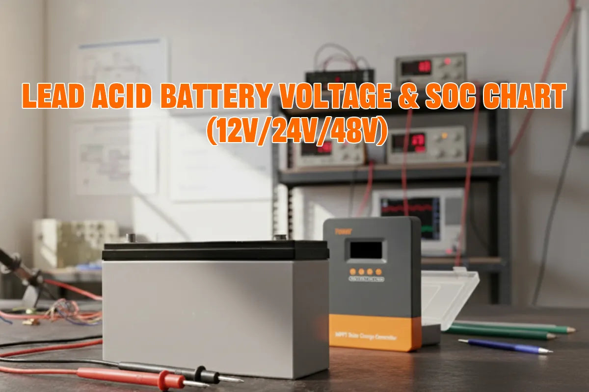 Lead Acid Battery Voltage Chart Guide - 12V/24V/48V