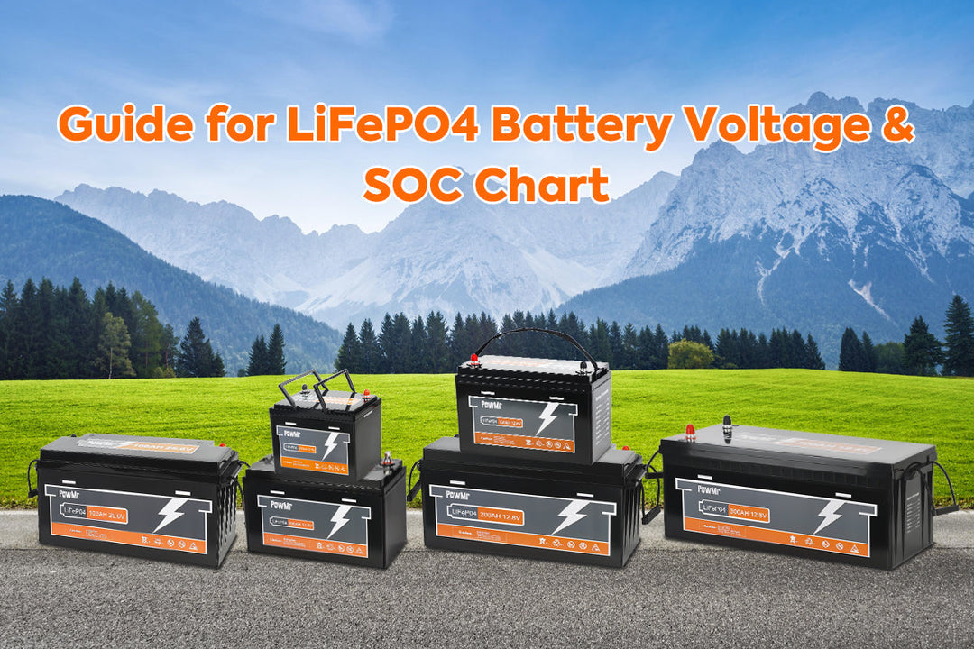 Guide for LiFePO4 Voltage Chart & SOC 12V/24V/48V