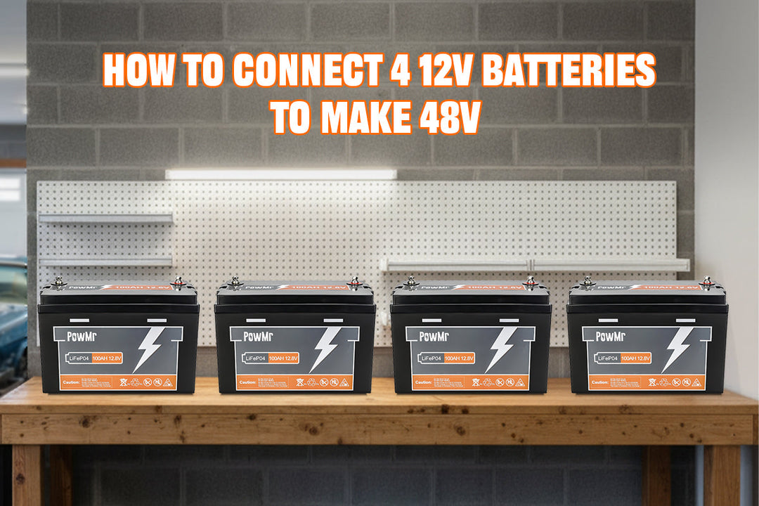 How to Connect 4 12v Batteries to Make 48v (Diagram) 