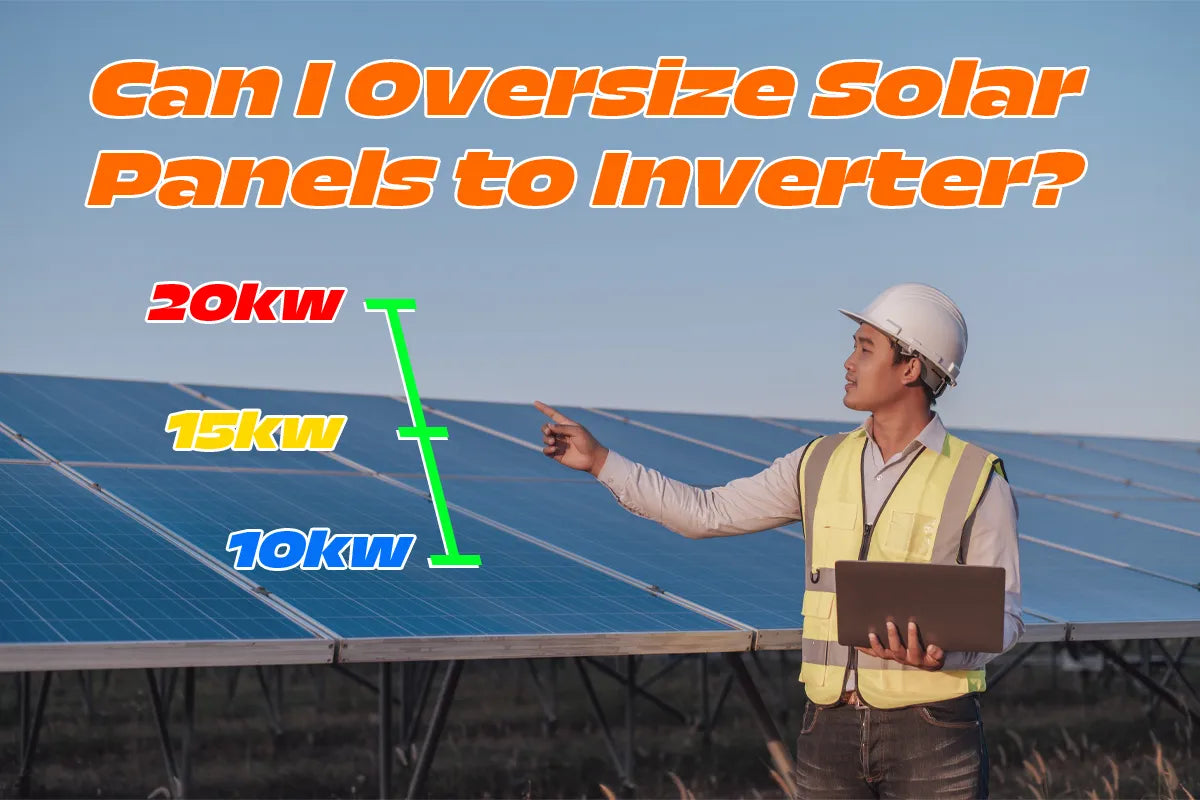 can I oversize solar panel