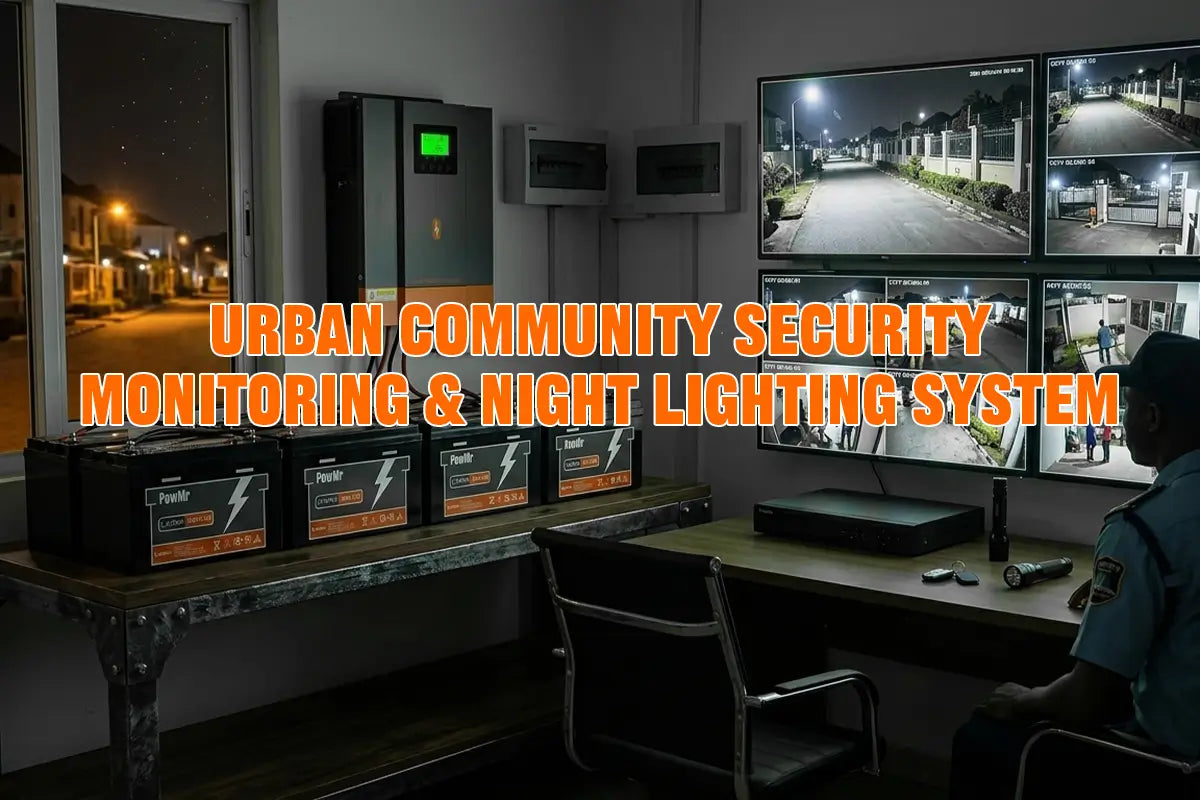 Solar Energy for Security Monitoring & Night Lighting System