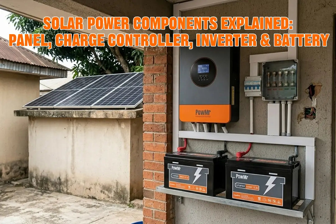 Solar Power Components Explained: Panel, Charge Controller, Inverter & Battery