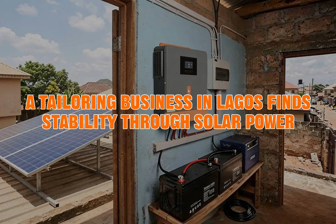 A Tailoring Business in Lagos Finds Stability Through Solar Power