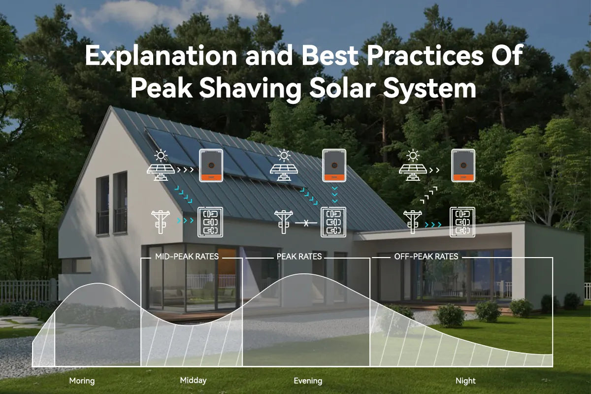 peak shaving and peak shaving with battery storage