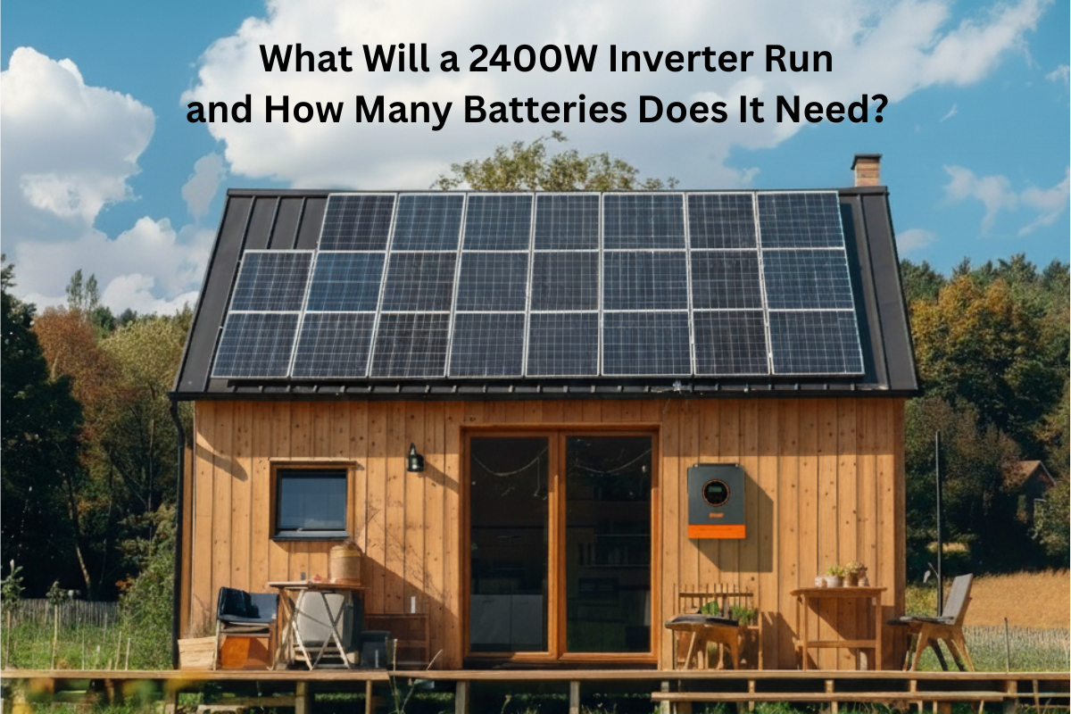 What will a 2400w inverter run