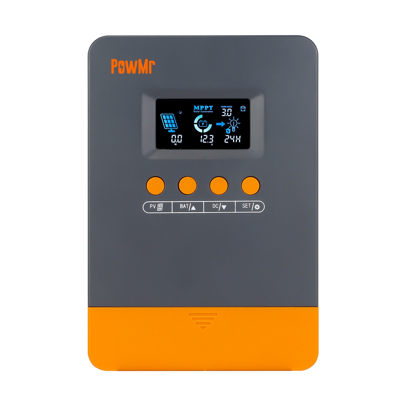 25a mppt solar charge controller with plug and play input port