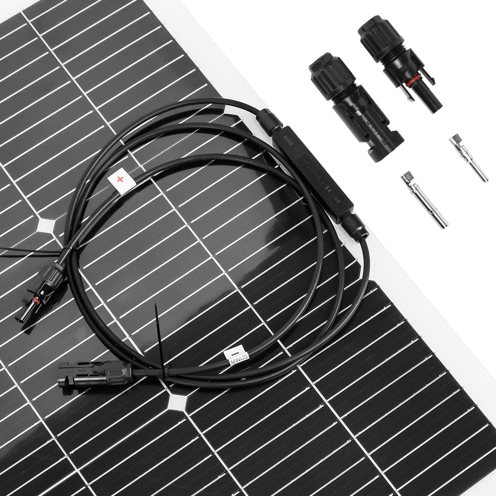 100W Flexible Monocrystalline Solar Panel (2PCS)