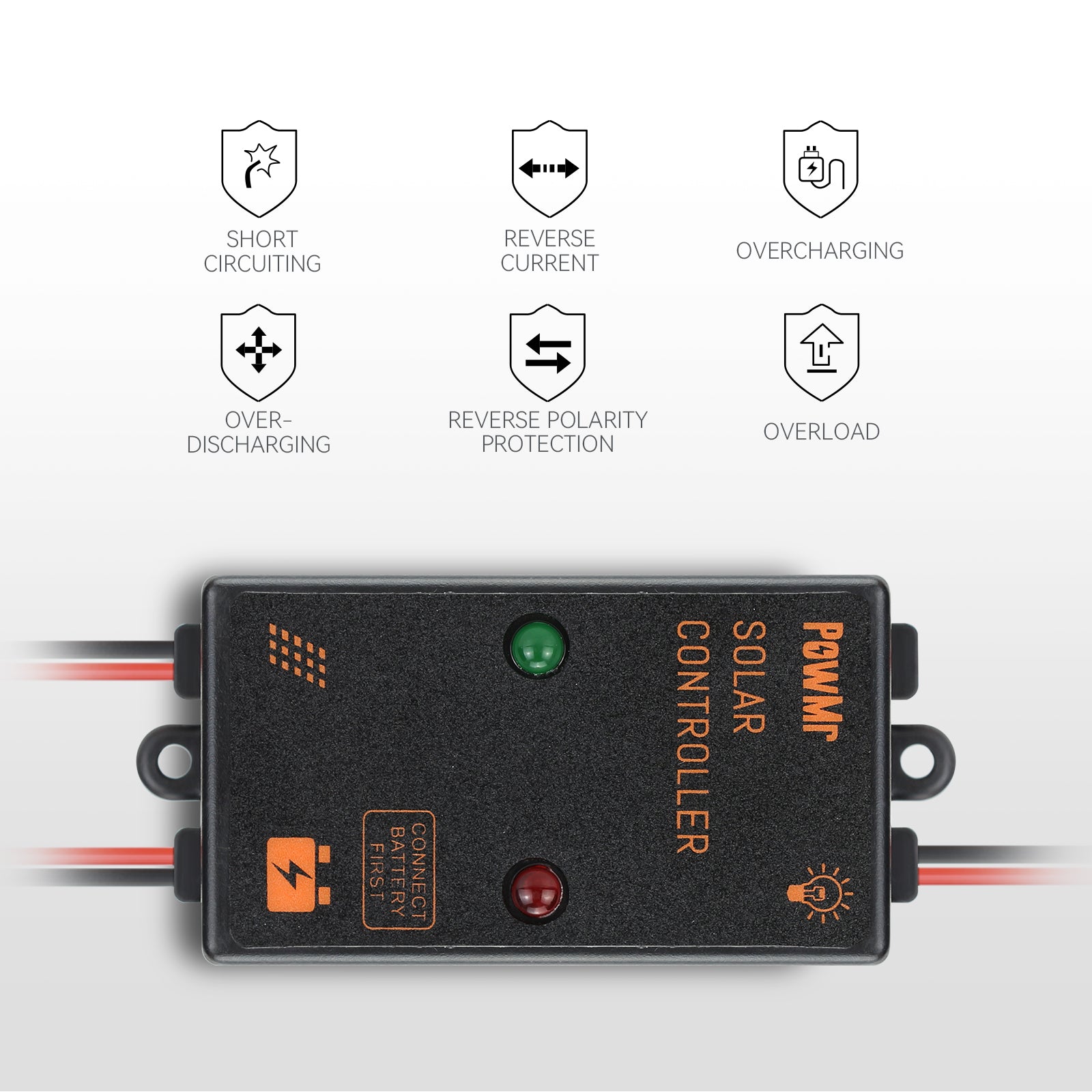 protections of pwm solar charge controller